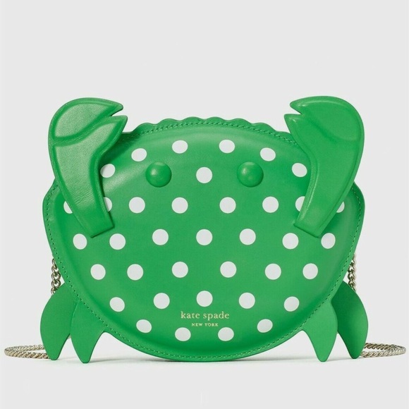 KATE SPADE SHELLY CRAB DOT PRINTED CROSSBODY - Picture 1 of 6